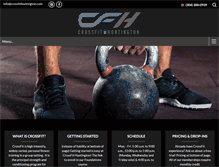 Tablet Screenshot of crossfithuntington.com